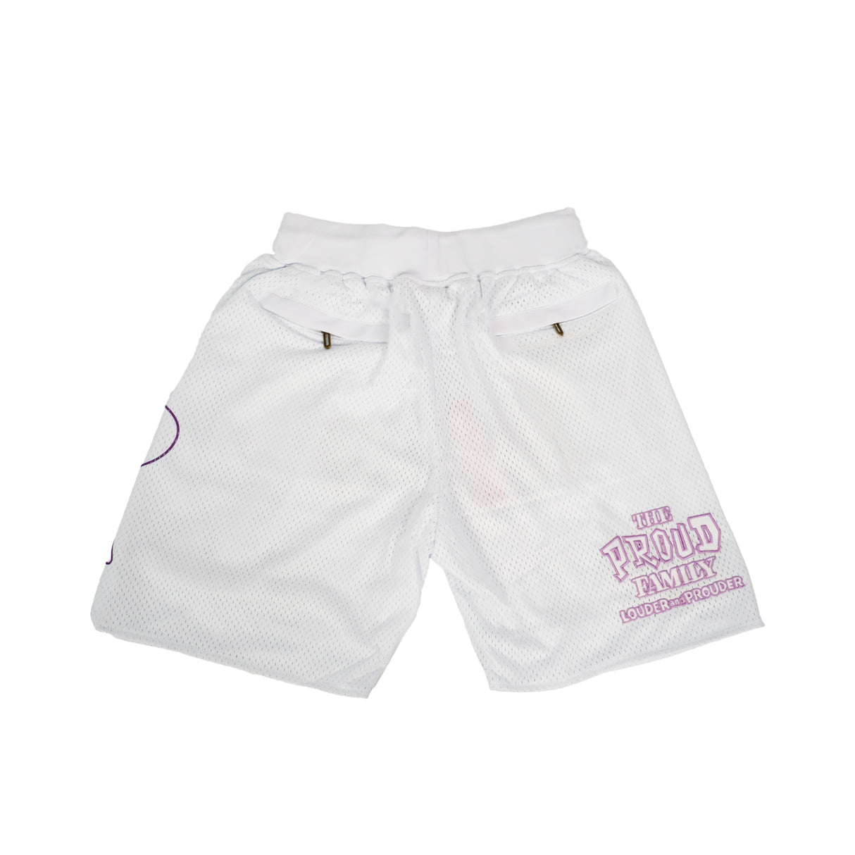 THE PROUD FAMILY LOUDER AND PROUDER SHORTS (WHITE)