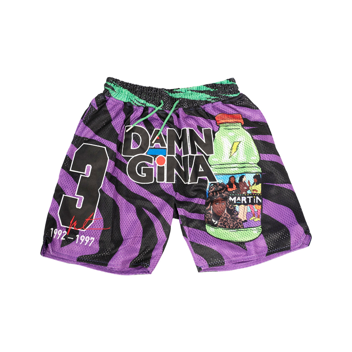 DAMN GINA SHENENEH SHORTS (PURPLE)