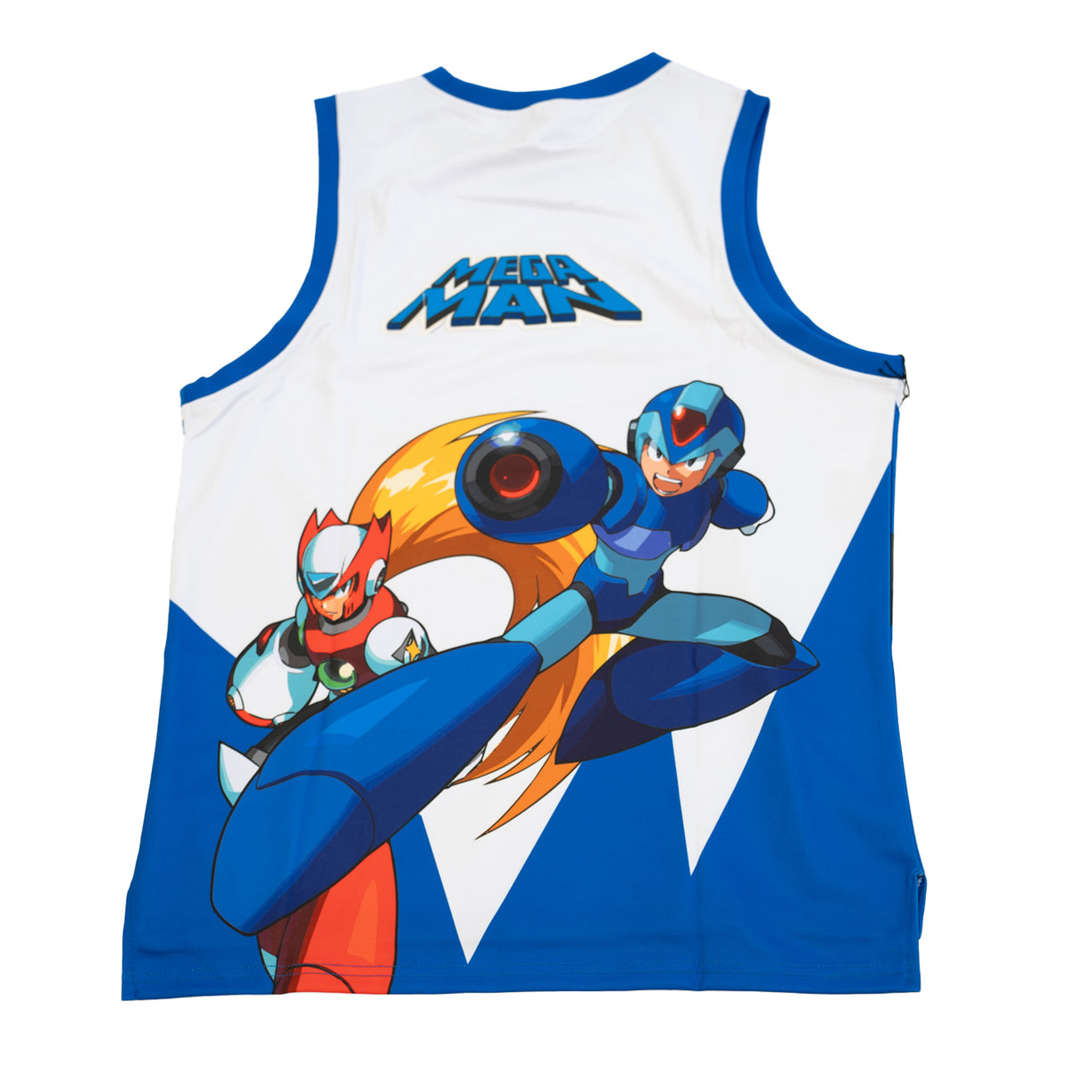 BLUE MEGA MAN BASKETBALL JERSEY