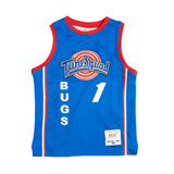 YOUTH BLUE BUGS BUNNY TUNESQUAD BASKETBALL JERSEY