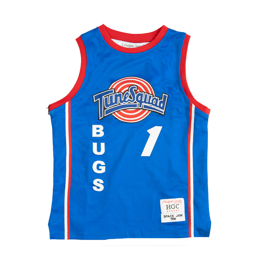 YOUTH BLUE BUGS BUNNY TUNESQUAD BASKETBALL JERSEY