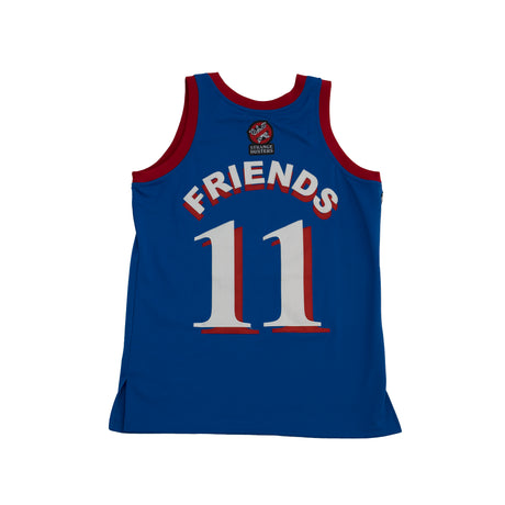 STRANGER THINGS FRIENDS BASKETBALL JERSEY (NAVY)