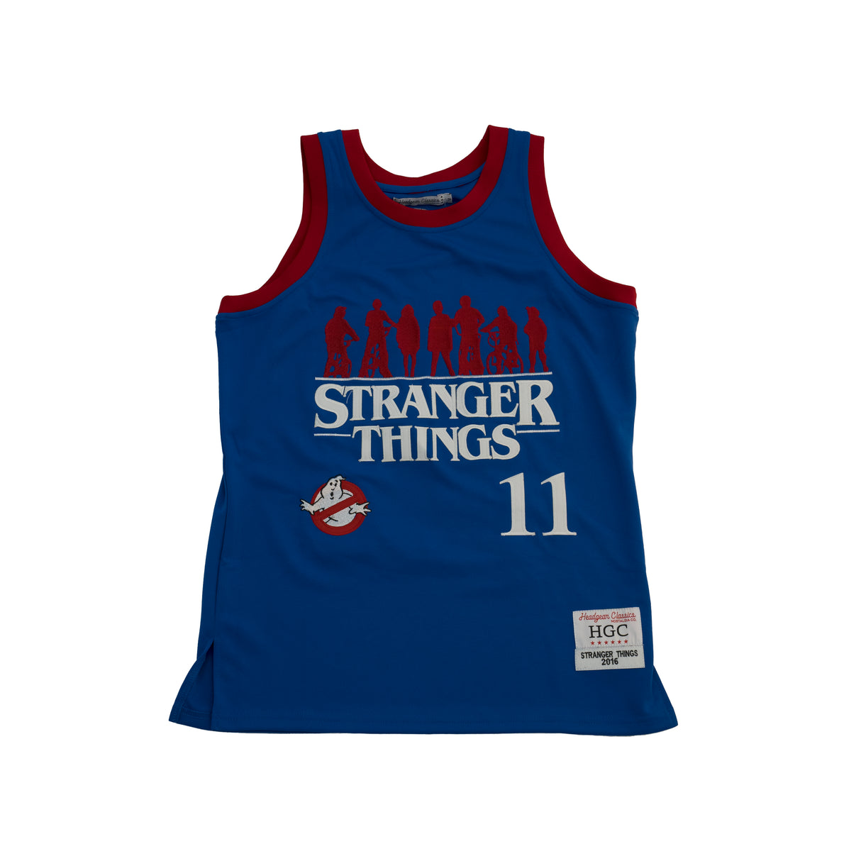 STRANGER THINGS FRIENDS BASKETBALL JERSEY (NAVY)