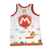 SUPER MARIO BASKETBALL JERSEY (WHITE)