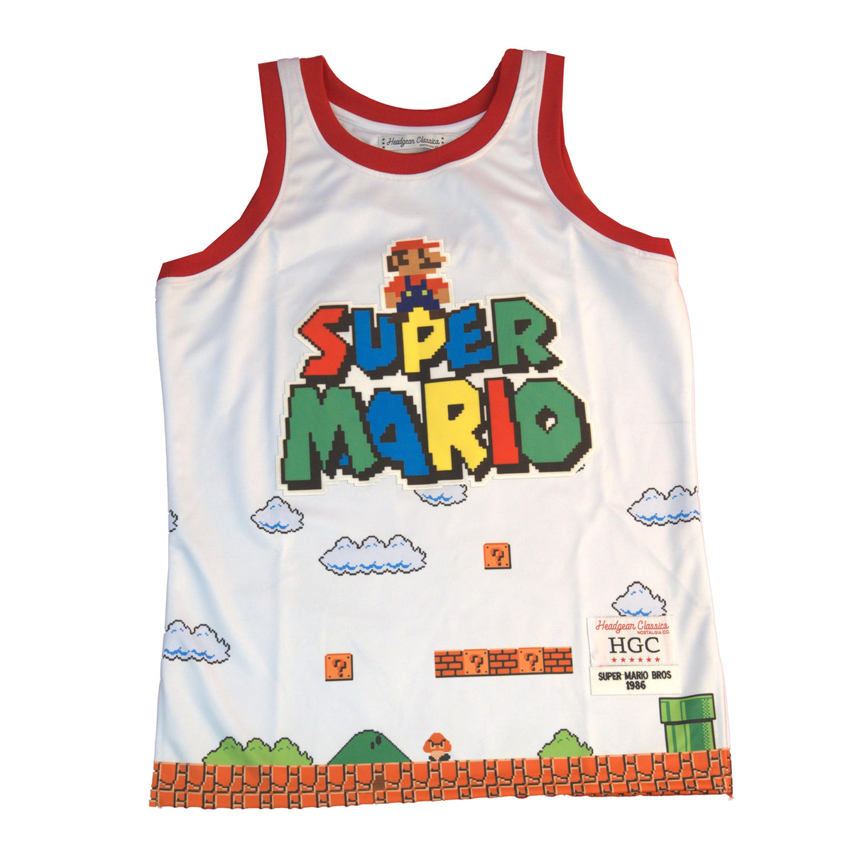 SUPER MARIO BASKETBALL JERSEY (WHITE)