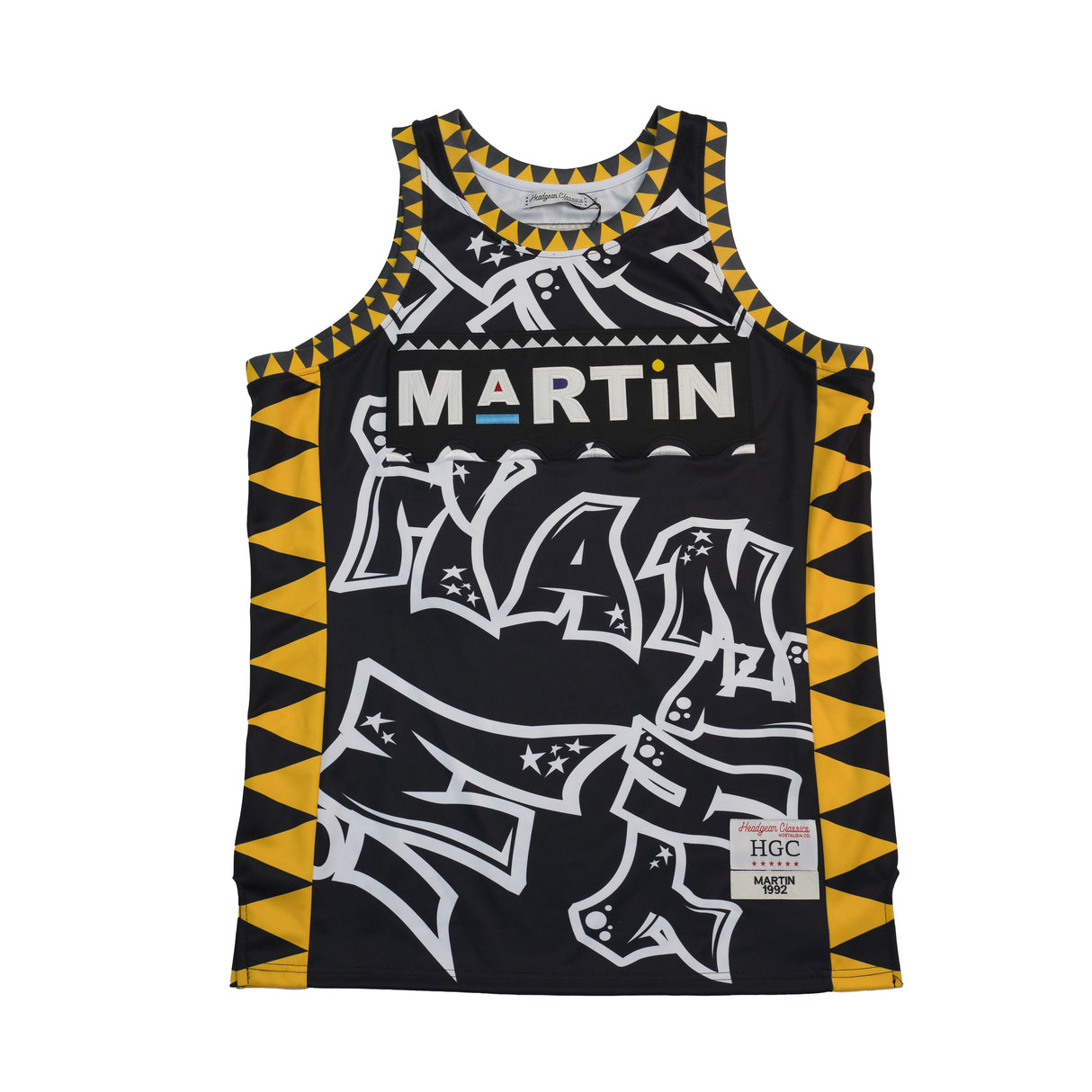 SPRAY PAINT MARTIN BASKETBALL JERSEY (BLACK)