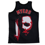 MICHAEL MYERS BASKETBALL JERSEY (BLACK)