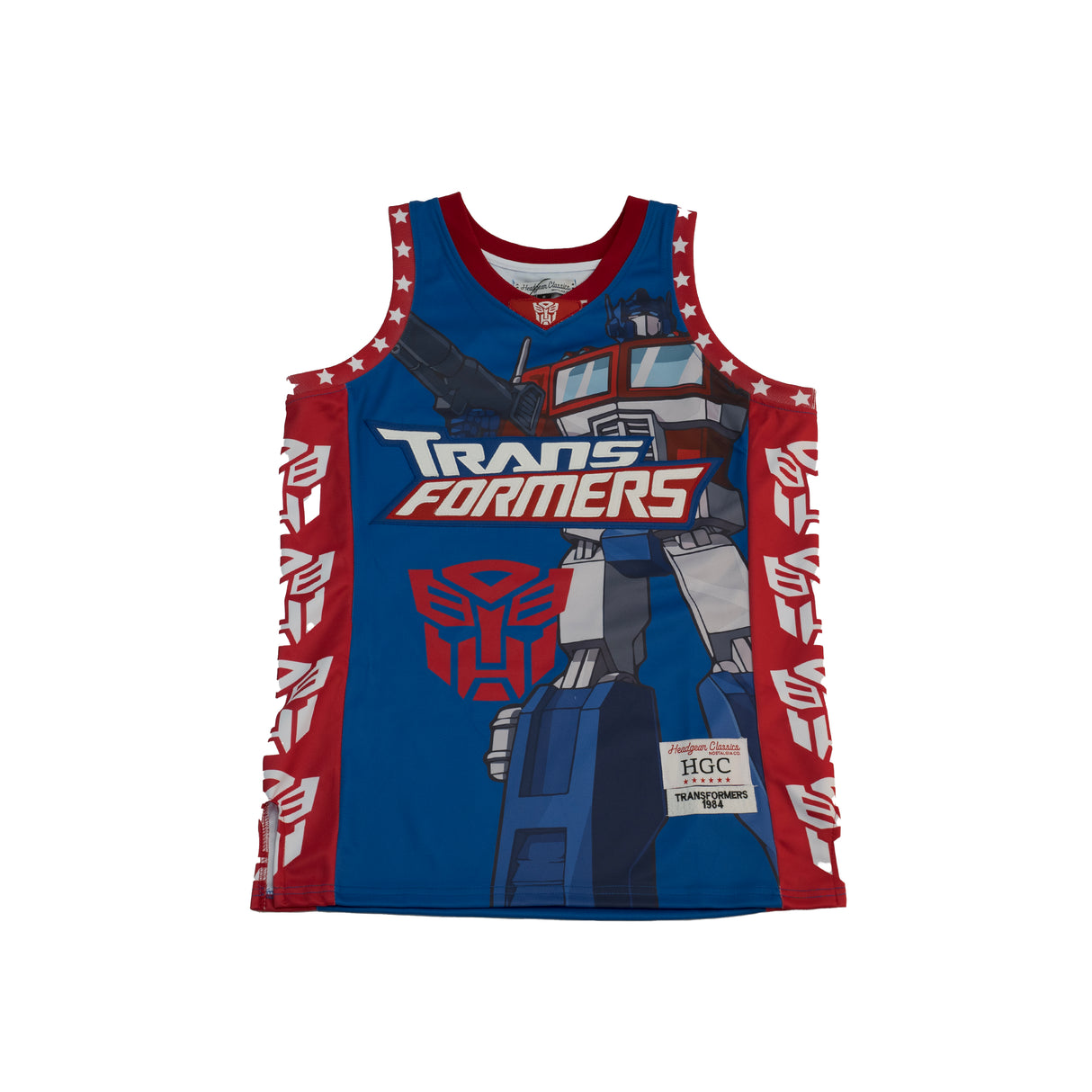 OPTIMUS-PRIME TRANSFORMERS BASKETBALL JERSEY