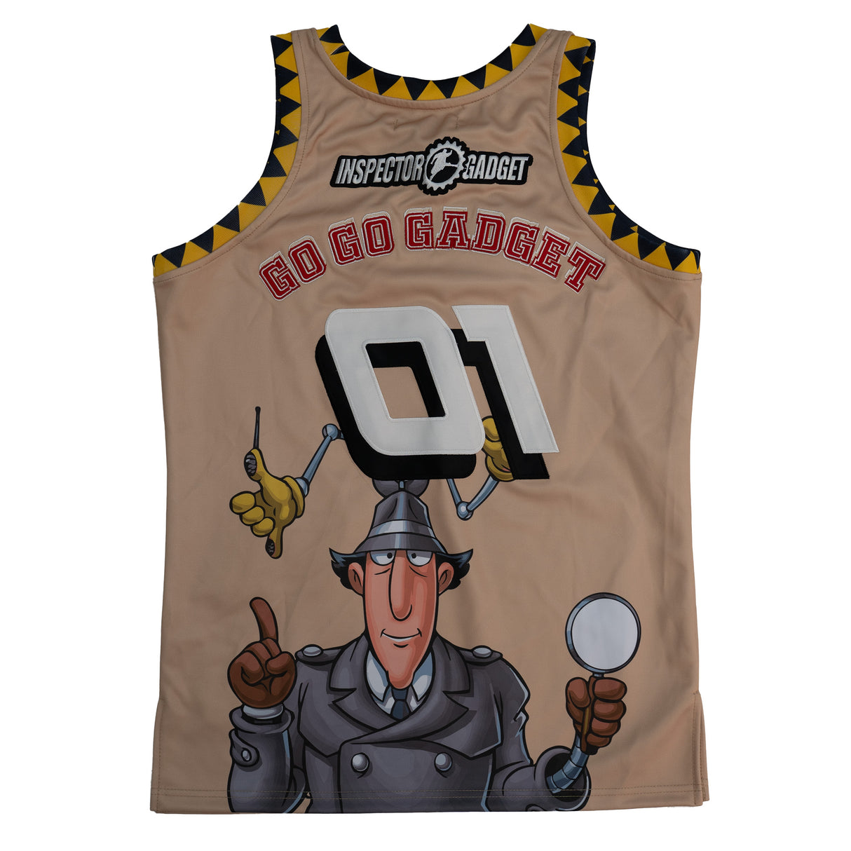 INSPECTOR GADGET BASKETBALL JERSEY TAN