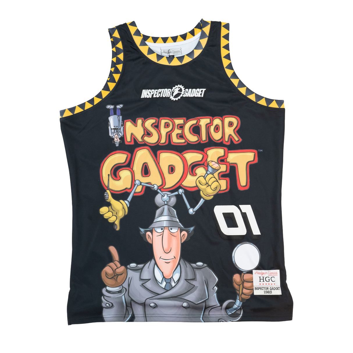 INSPECTOR GADGET BASKETBALL JERSEY BLACK