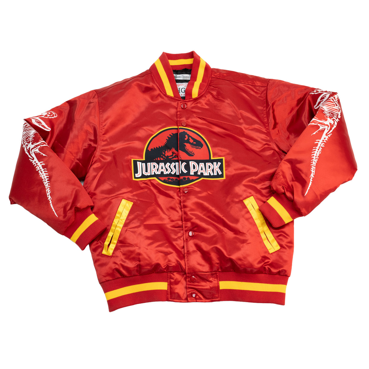 JURASSIC PARK SATIN JACKET RED