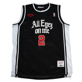 2PAC ALL EYEZ ON ME BASKETBALL JERSEY (BLACK)