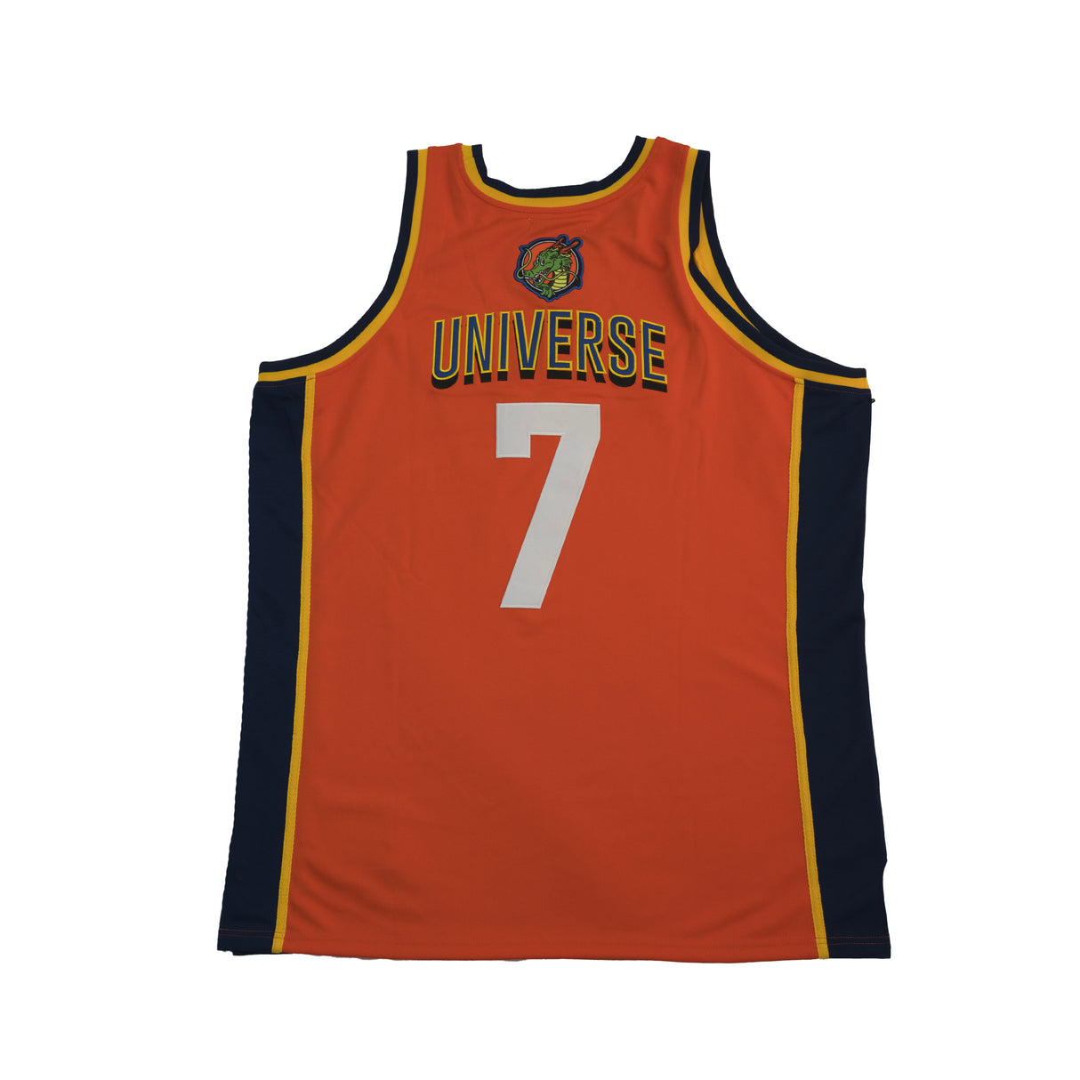 DRAGON BALL Z UNIVERSE 7 BASKETBALL JERSEY (ORANGE)