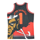 AFRO SAMURAI BASKETBALL JERSEY (RED)