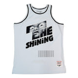 THE SHINING WHITE BASKETBALL JERSEY