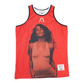 AALIYAH BASKETBALL JERSEY (RED)