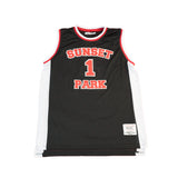 SUNSET PARK BASKETBALL JERSEY IN BLACK