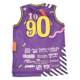 LIVING SINGLE BASKETBALL JERSEY (PURPLE)