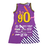 IN LIVING COLOR JERSEY DRESS (PURPLE)