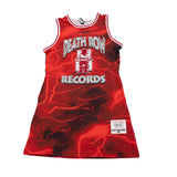 DEATH ROW RECORDS LIGHTNING JERSEY DRESS (RED)