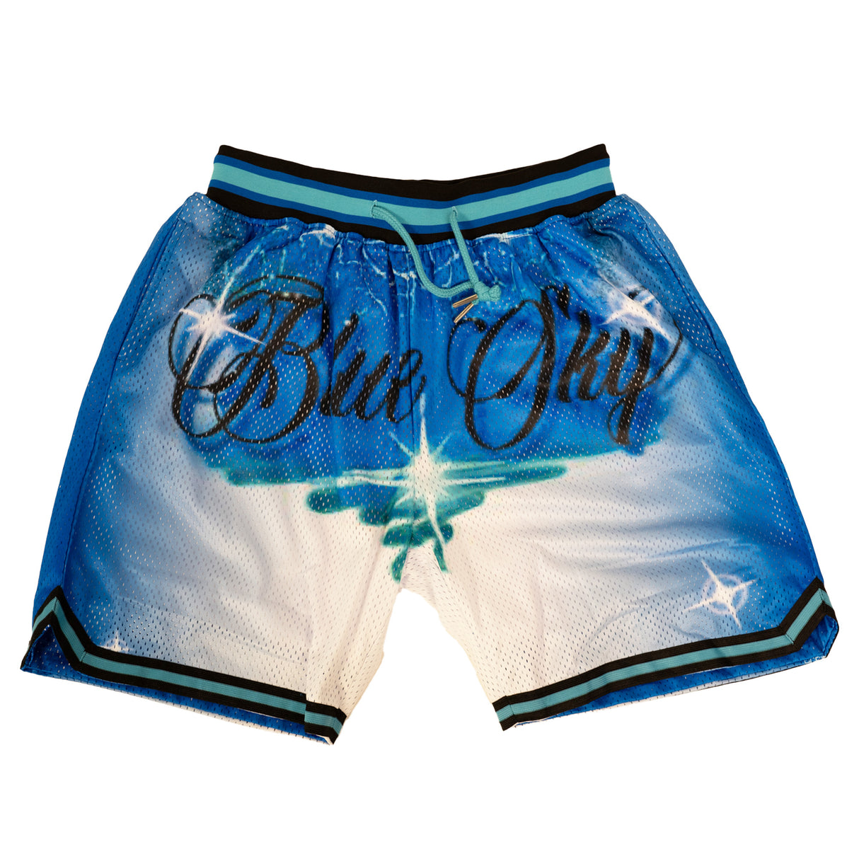 BREAKING BAD BASKETBALL SHORTS (WHITE/BLUE)