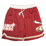 NO LIMIT GOLD TANK BASKETBALL SHORTS MAROON