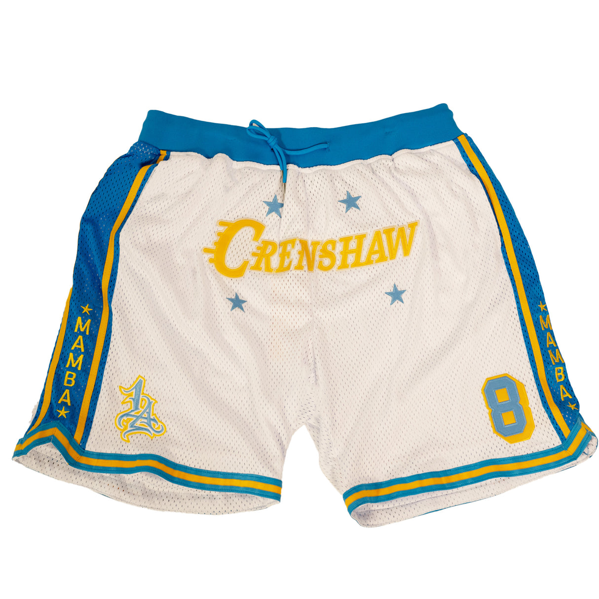 ALT KOBE CRENSHAW BASKETBALL SHORTS (WHITE)