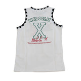 YOUTH MALCOLM X FOR THE TRUTH BASKETBALL JERSEY (WHITE)