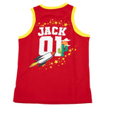 ASTROWORLD CACTUS JACK CEREAL YOUTH BASKETBALL JERSEY (RED)