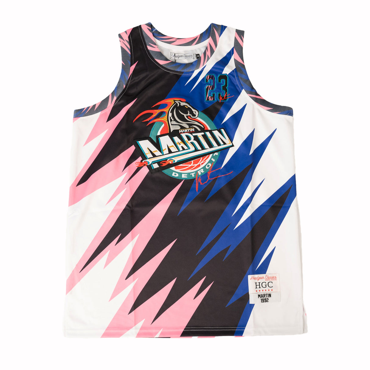 MARTIN DETROIT YOUTH BASKETBALL JERSEY