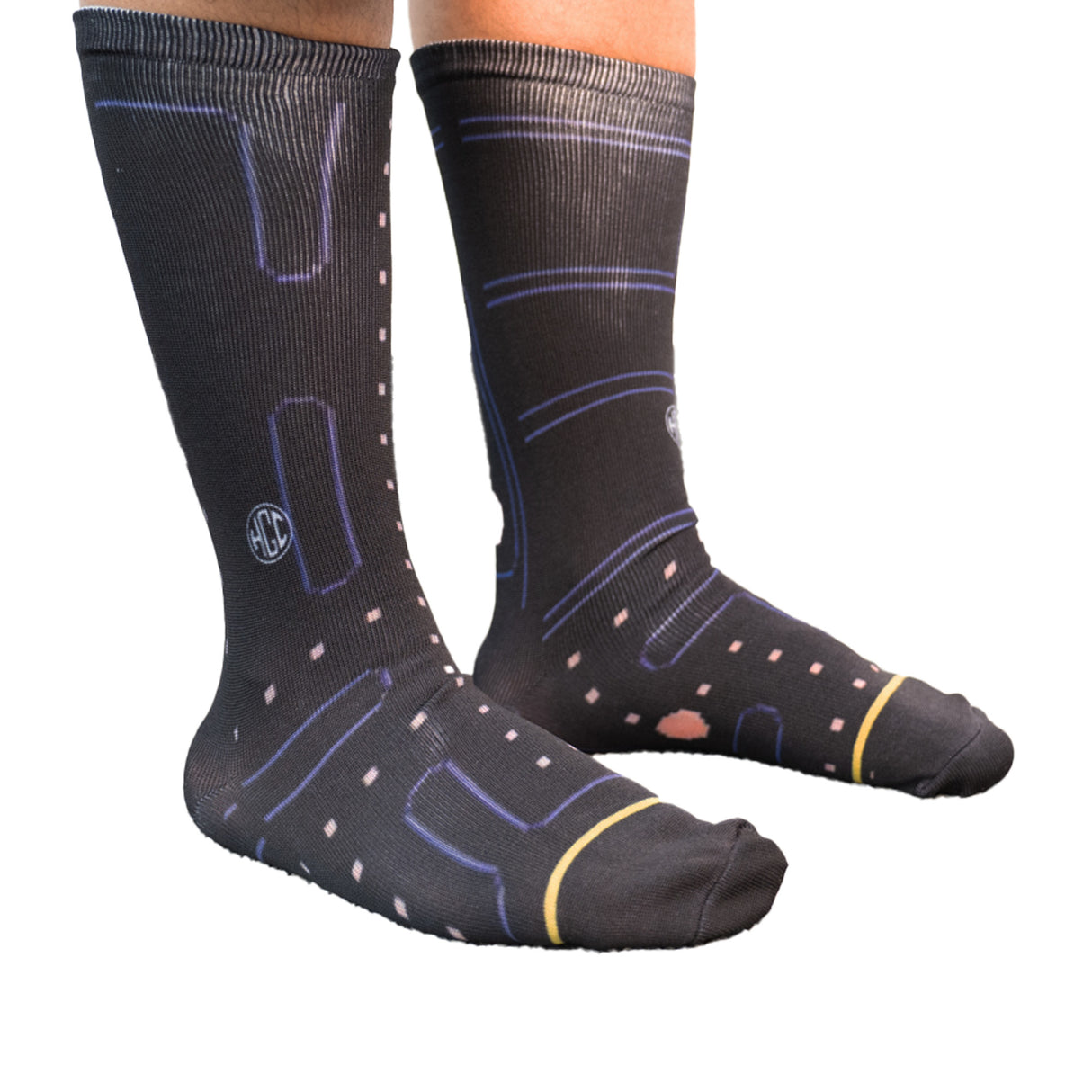 BLACK PACMAN SOCKS