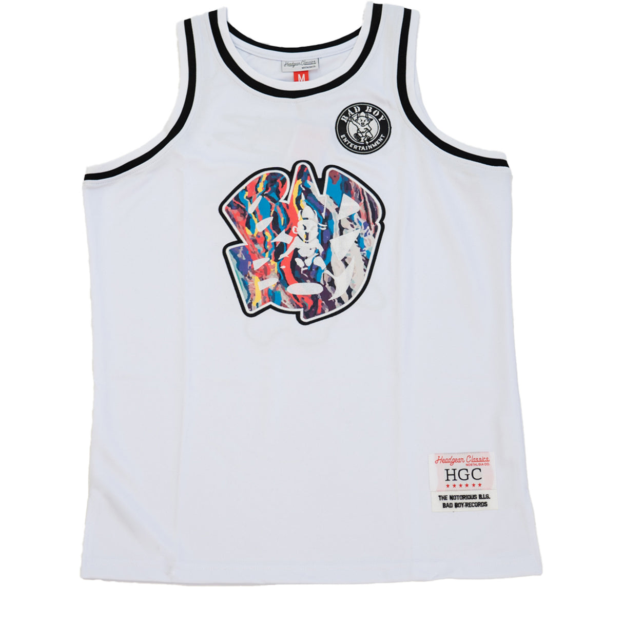 BAD BOY COOGI BASKETBALL JERSEY (WHITE)