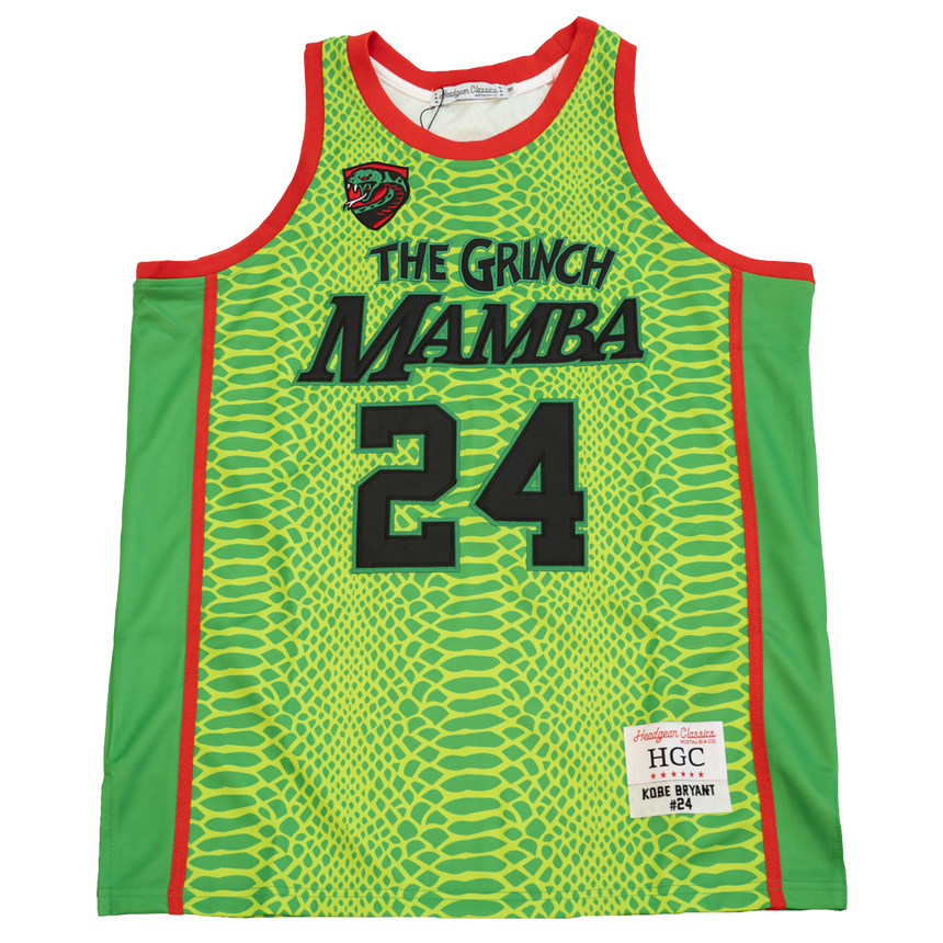 THE GRINCH MAMBA YOUTH BASKETBALL JERSEY (BRIGHT GREEN)