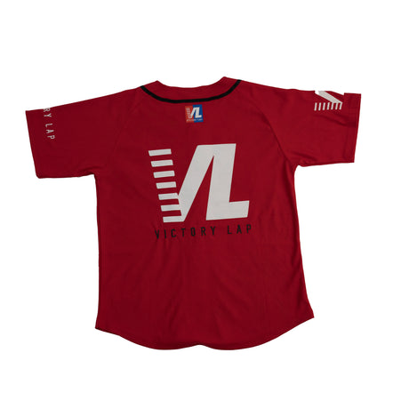 NIPSEY HUSSLE VICTORY BASEBALL JERSEY (RED)