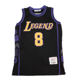 LEGEND MAMBA PATCH BASKETBALL JERSEY (BLACK/PURPLE)