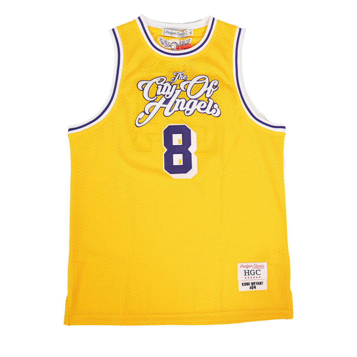 CITY OF ANGELS KOBE BRYANT YOUTH BASKETBALL JERSEY (GOLD)