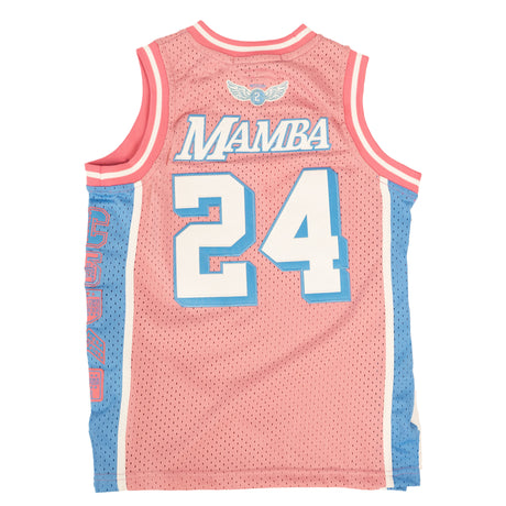 LEGEND MAMBA PATCH BASKETBALL JERSEY (PINK/BLUE)