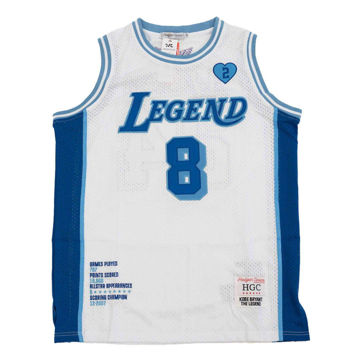 LEGEND MAMBA BASKETBALL JERSEY (WHITE) – Allstarelite.com