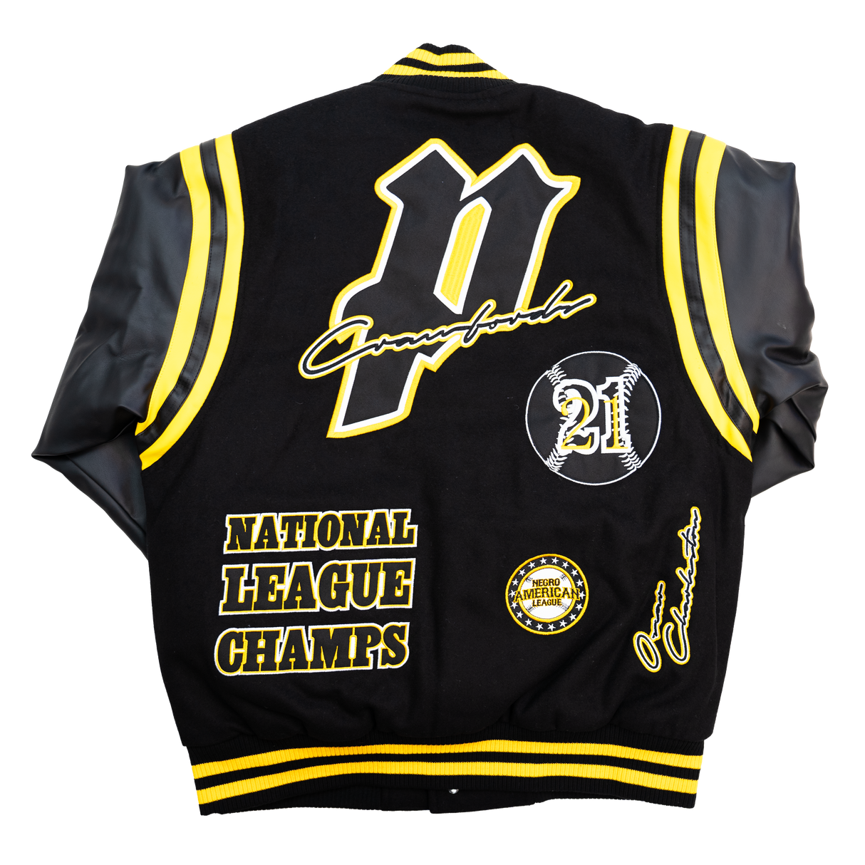 PITT CRAWFORDS VARSITY JACKET (BLACK)