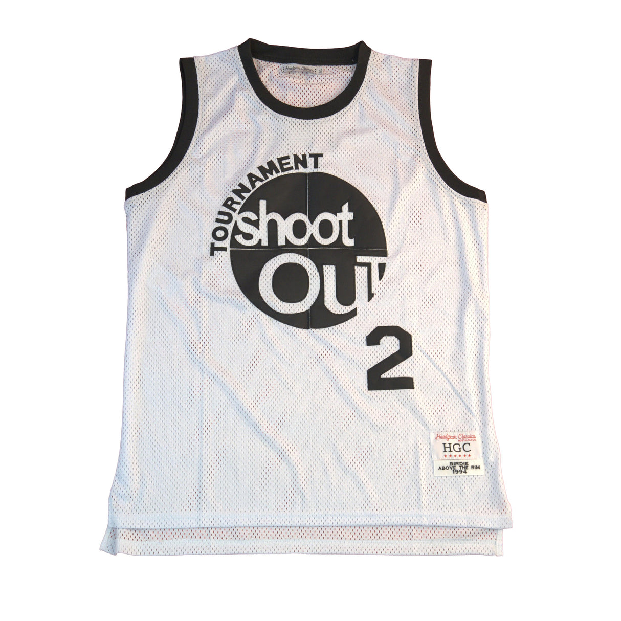 SHOOT OUT 2 PAC BASKETBALL JERSEY WHITE