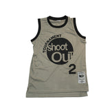 SHOOT OUT 2 PAC BASKETBALL JERSEY LT GREY