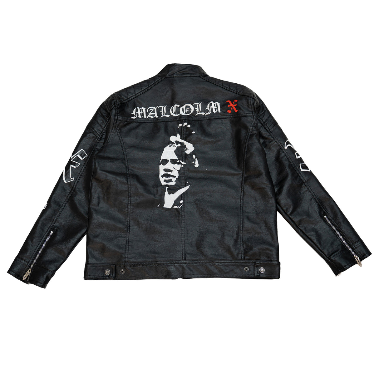 MALCOLM X MOTO JACKET (BLACK)