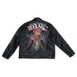 BETTY BOOP TRIBAL MOTO JACKET (BLACK)