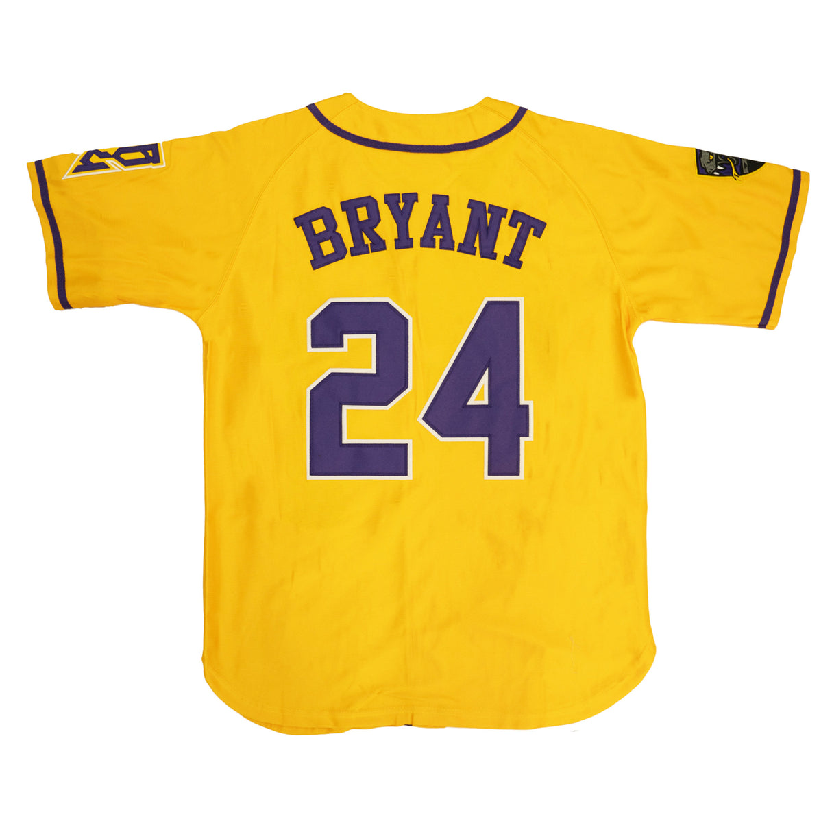 MAMBA KOBE BRYANT BUTTON DOWN JERSEY (GOLD)