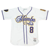 MAMBA KOBE BRYANT BUTTON DOWN JERSEY (WHITE)