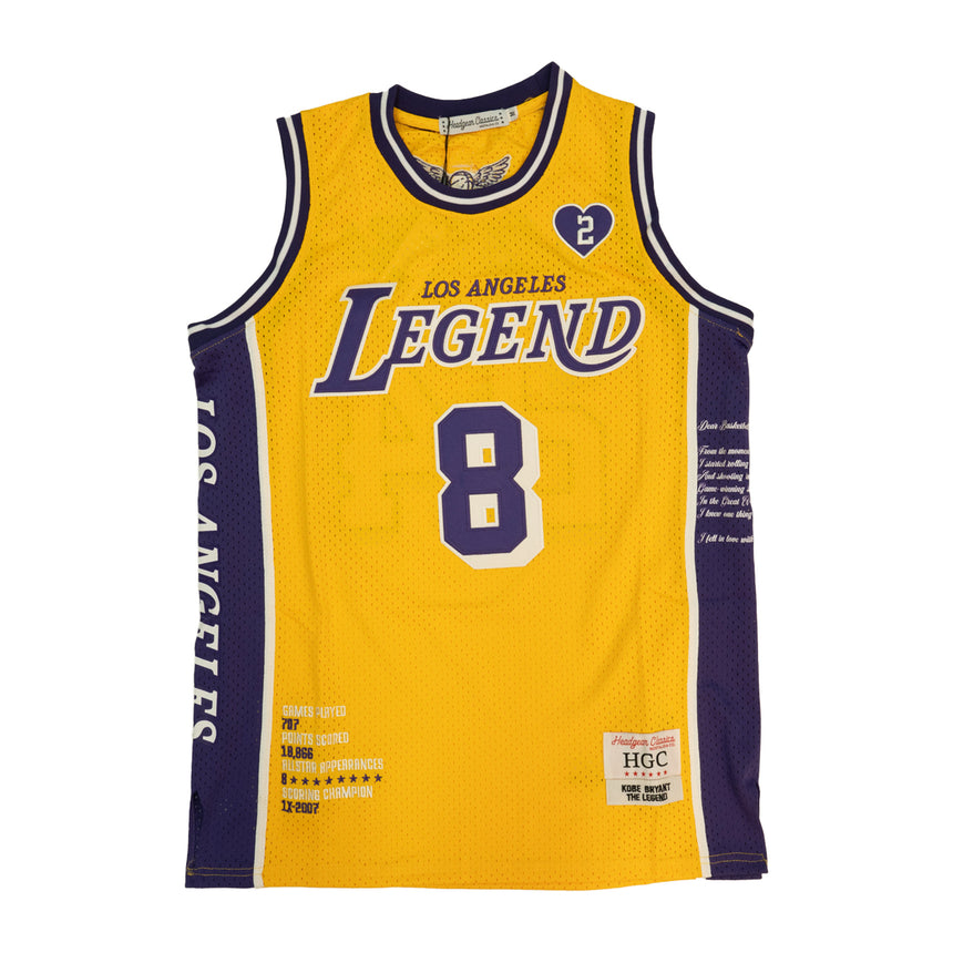 LEGEND MAMBA YOUTH BASKETBALL JERSEY (GOLD/PURPLE)