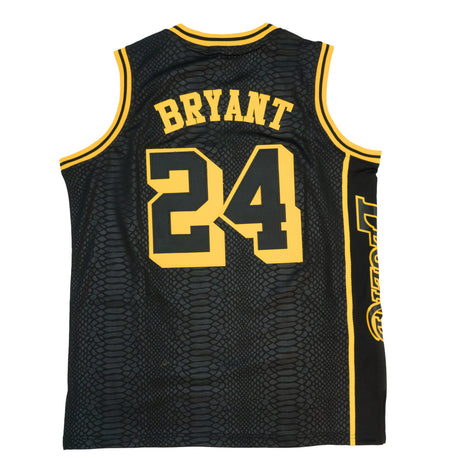 MAMBA LOS ANGELES LEGEND SNAKESKIN BASKETBALL JERSEY (BLACK)