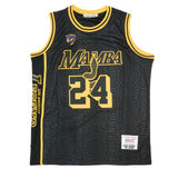 MAMBA LOS ANGELES LEGEND SNAKESKIN BASKETBALL JERSEY (BLACK)