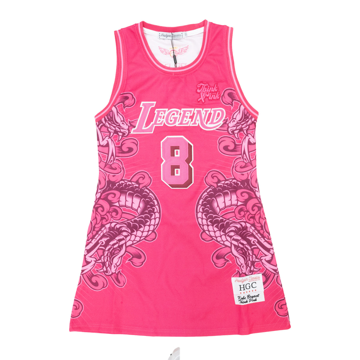 KOBE BRYANT LEGEND THINK PINK JERSEY DRESS (PINK)