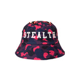 SHARK MOUTH STEALTH CAMO BUCKET HAT (PURPLE)